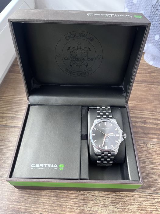 !OKAZJA! Certina DS first automatic, szwajcarski srebrny