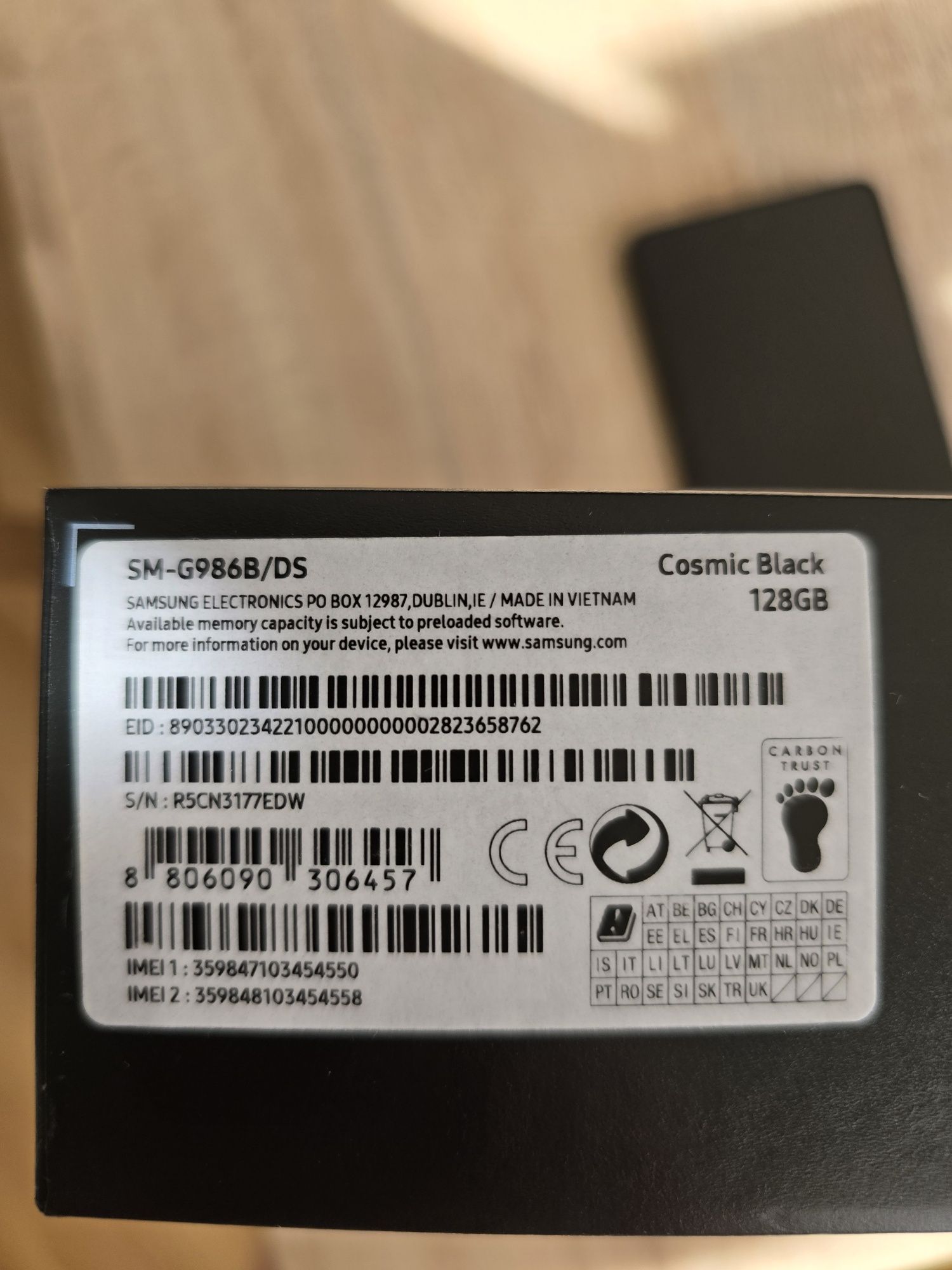 Samsung Galaxy S20+ 128 GB