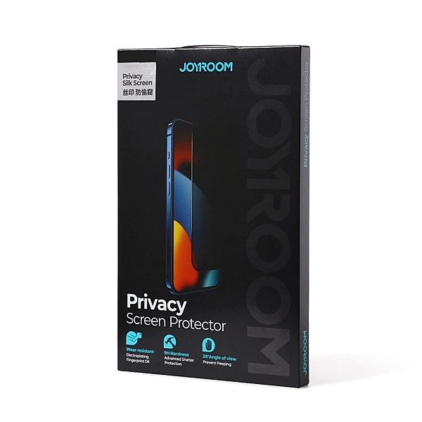 Joyroom Knight 2,5D Privacy TG szkło hartowane do iPhone 14 Plus z fil