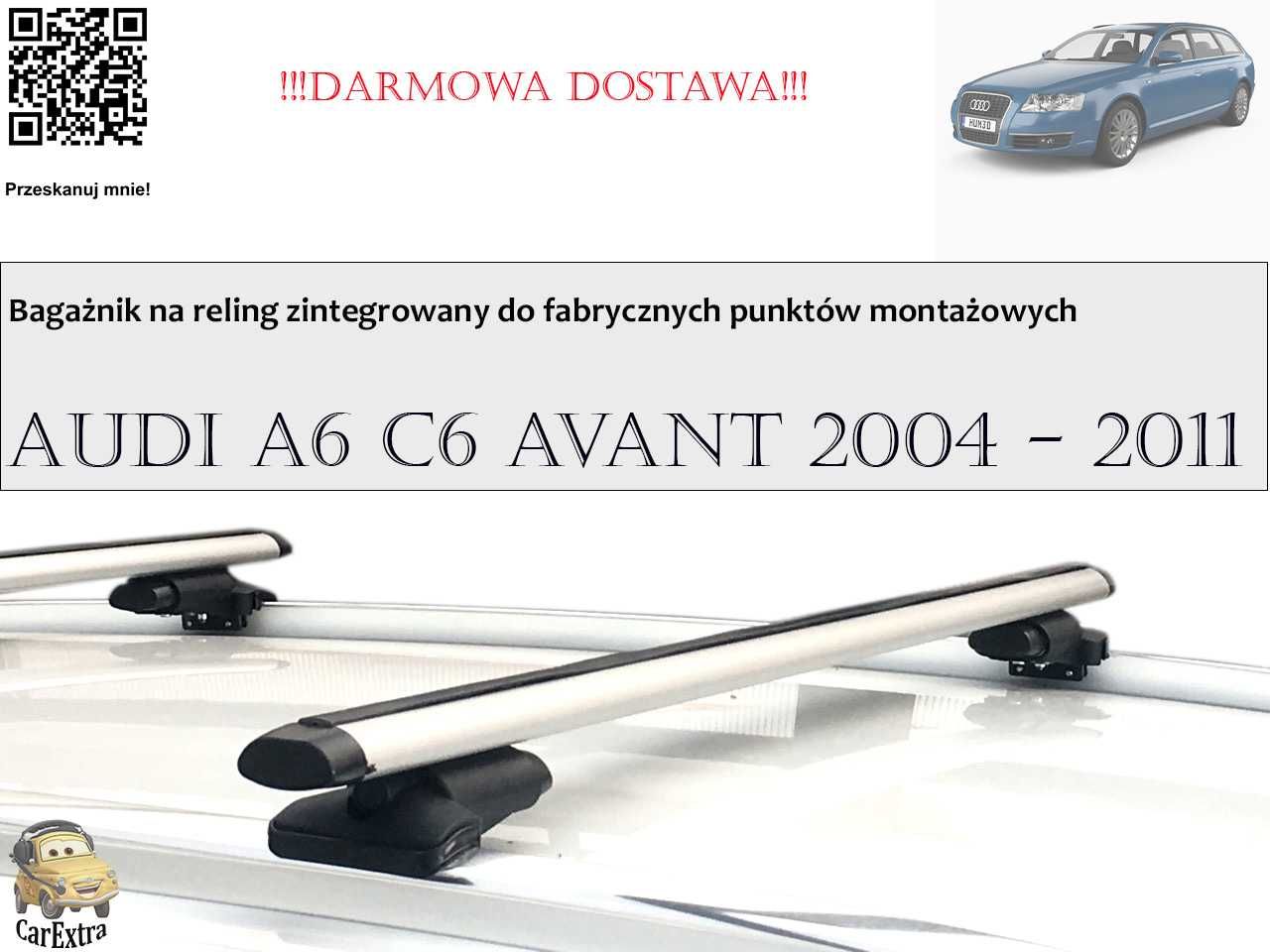 Bagażnik Dachowy do Audi A6 C6 Avant 2004 - 2011