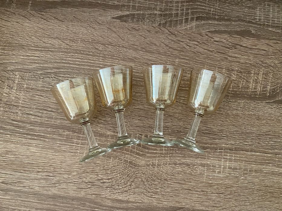 Бокалы на ножке, рюмки, стопки, СССР | Набір чарок на ніжці