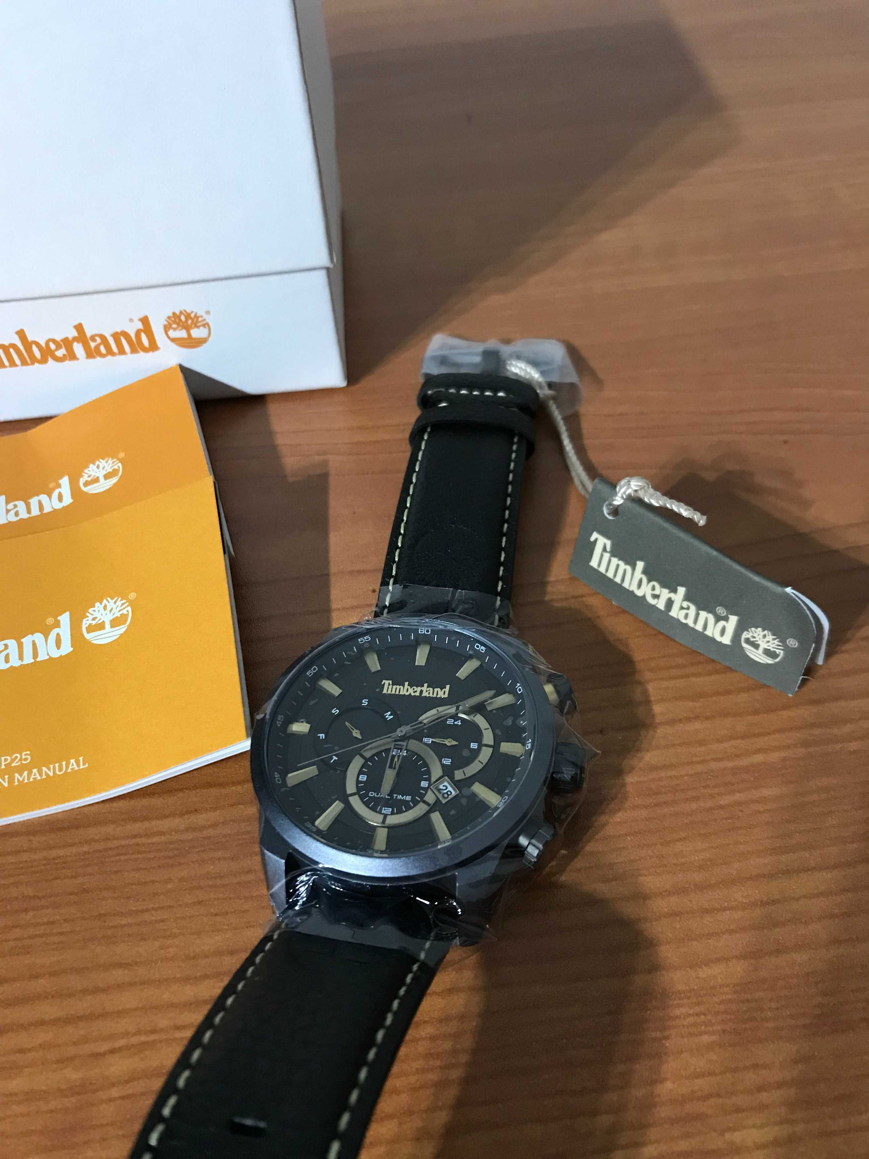 Relógio Timberland Preto & Dourado