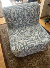 Rozkładany fotel /łóżko jednoosobowy lycksele IKEA