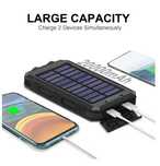 Power Bank Solar 20000 mAh #NOVO #SALDOS