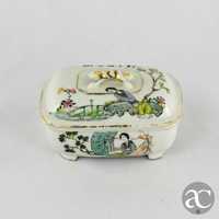 Caixa Saboneteira Porcelana da China, Período Daoguang, séc. XIX