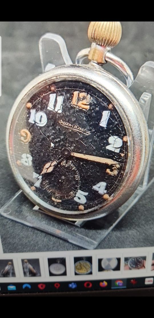Z zegarka kieszonkowego robimy naręczny przykład Jaeger-LeCoultre