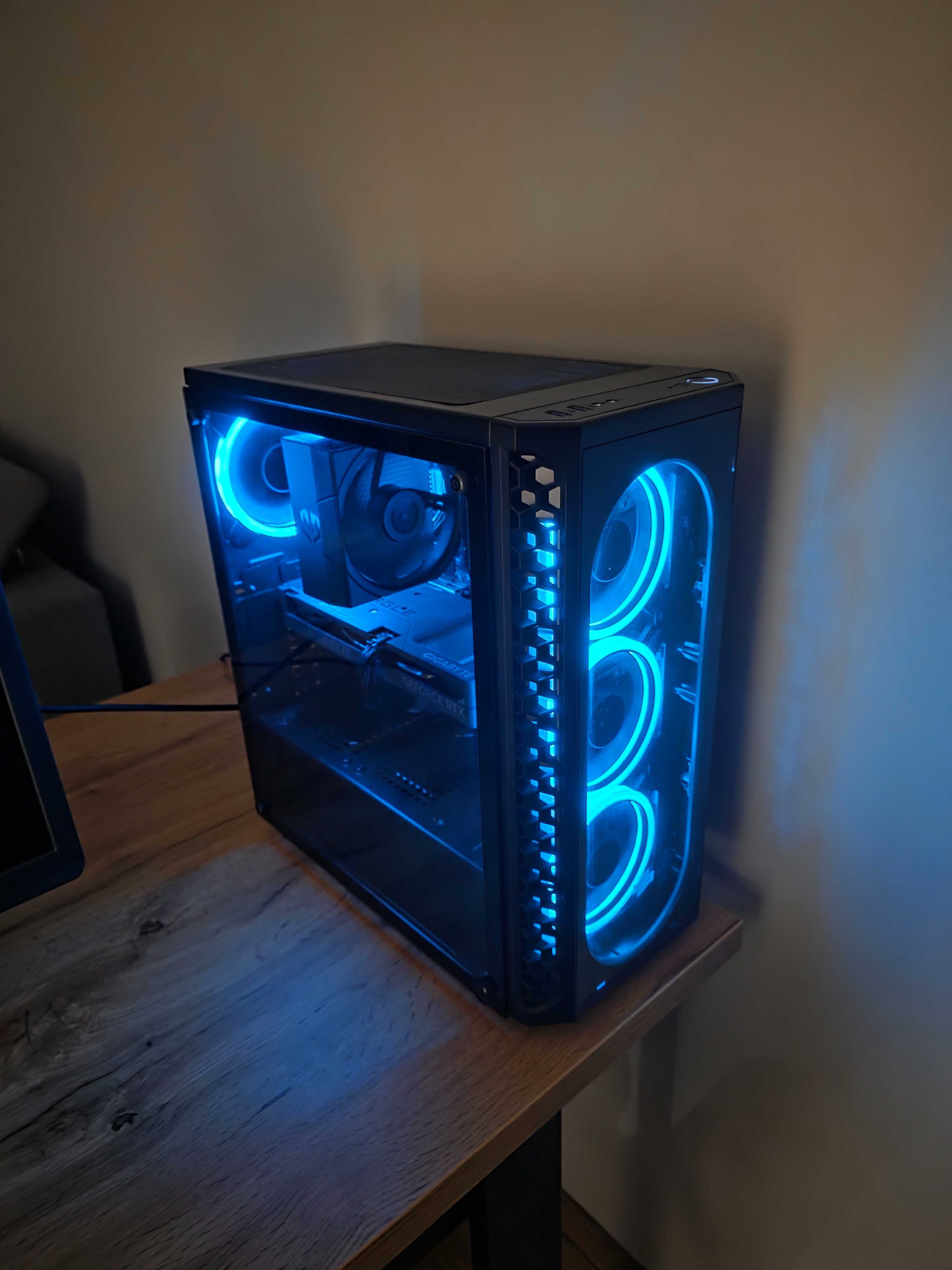Komputer gamingowy+monitor 144Hz/RTX 4060/Ryzen 5 5600/32GB/1TB/WIN11