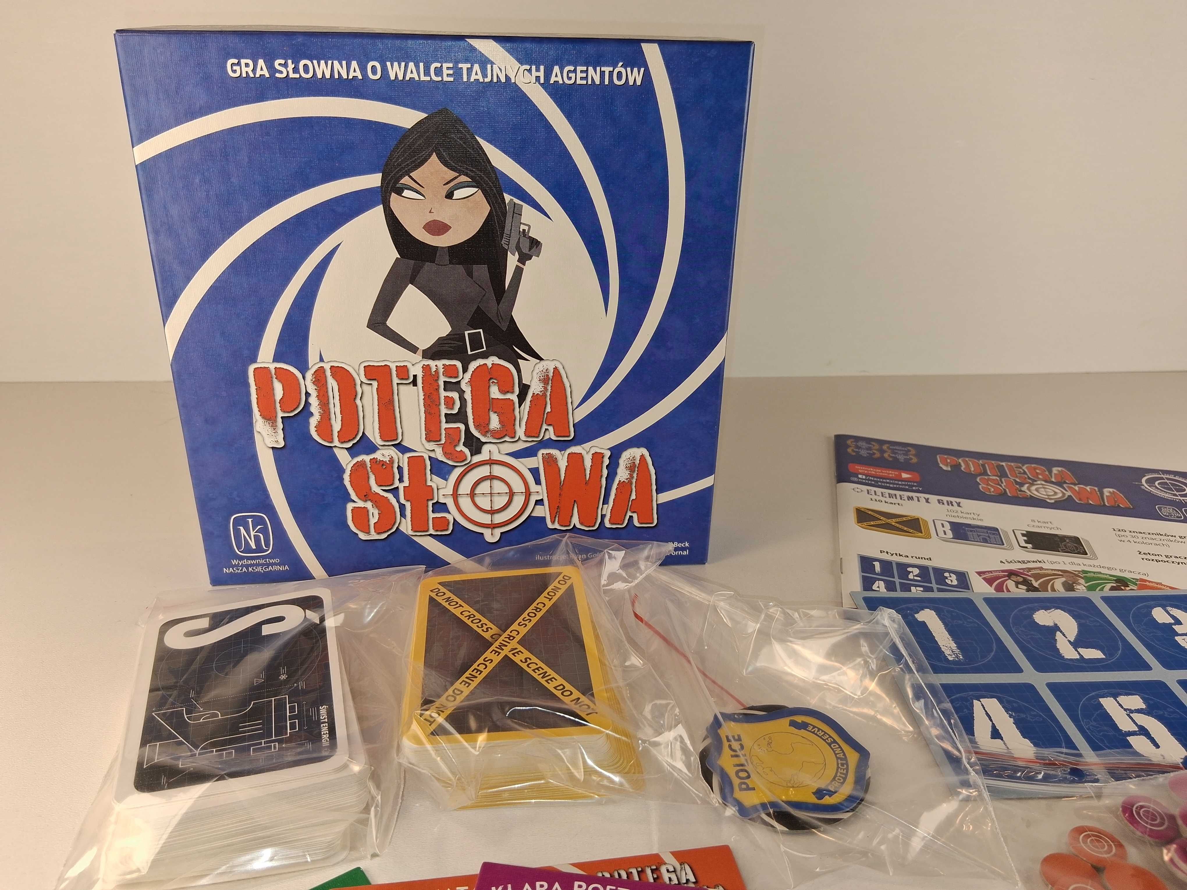 F032 Gra Potęga Słowa Wydawnictwo Nasza Księgarnia Agent