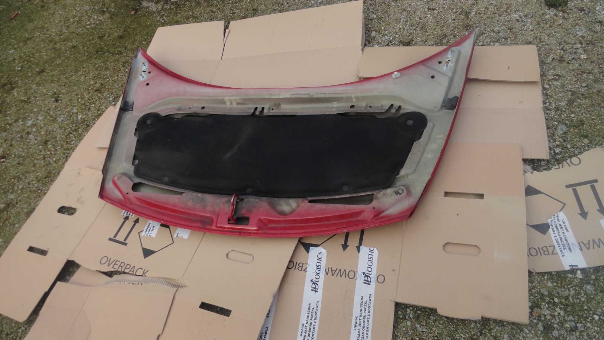 Maska Citroen C 3 Kolor KJFD Czerwona Oryginał Demontaż Rok 02 do 2009