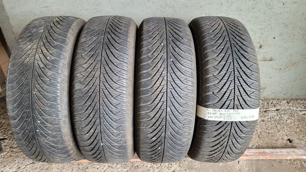 Opony całoroczne używane 195/65 R15 91H Fulda - 4 szt.