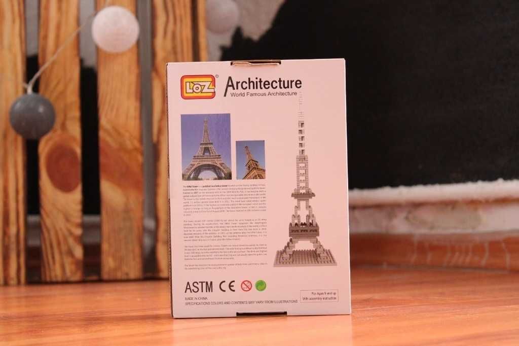 Klocki LOZ Architecture Eiffel Tower Paris France Polecam
