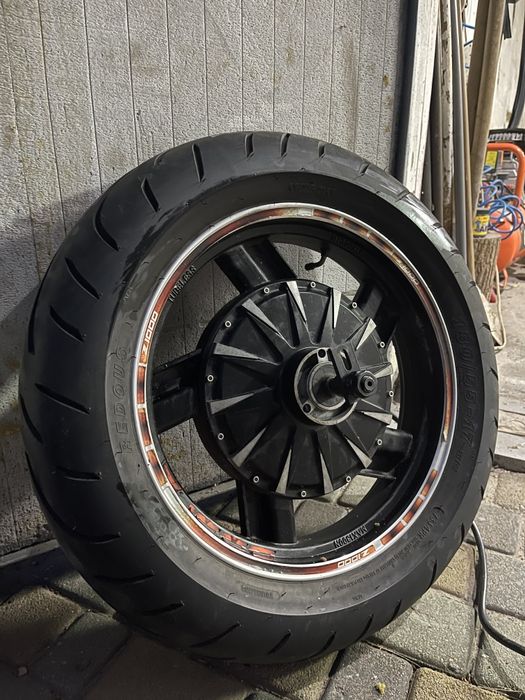 Мотор колесо мотоцикла 17" 5квт 5000w.
