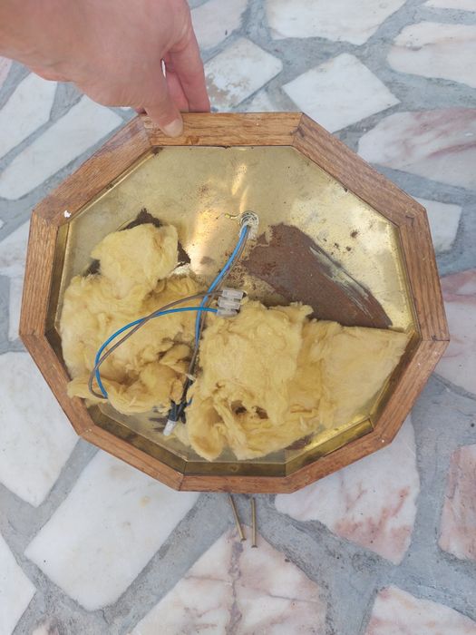 Candeeiro de teto tipo vitral