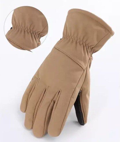 Зимові військові тактичні рукавиці Softshell на флісі койот M-2XL
