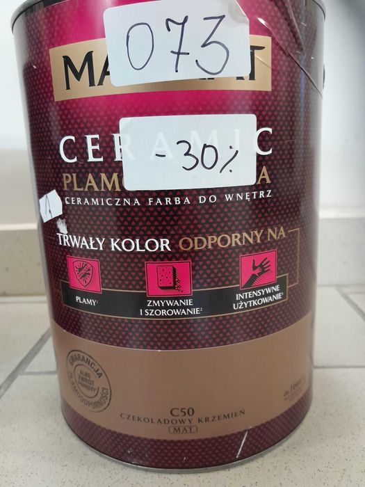 Farba ceramiczna Magnat Ceramic 5l oraz 2,5l