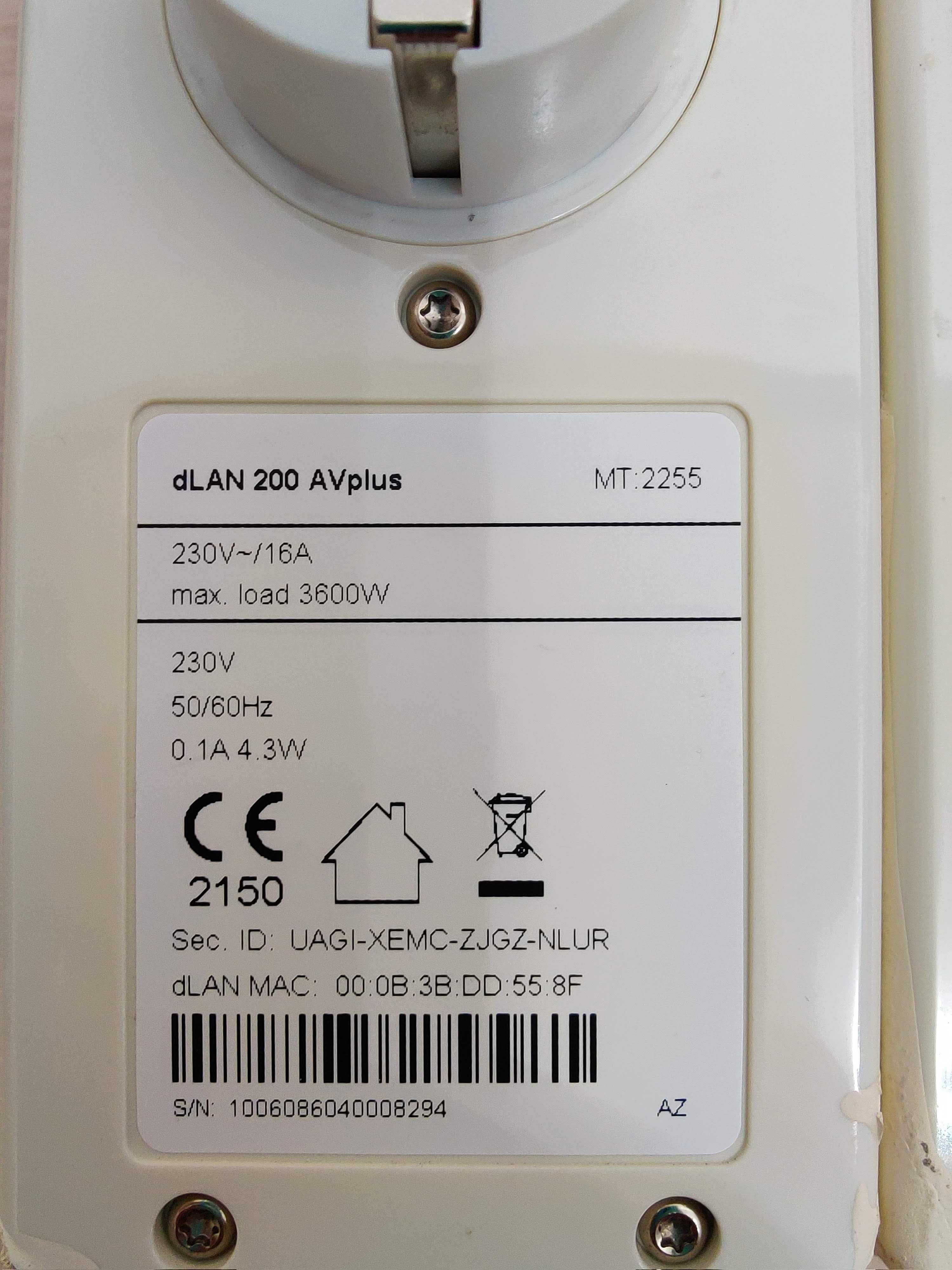 Kit Powerline Devolo DLAN200 AVPLUS