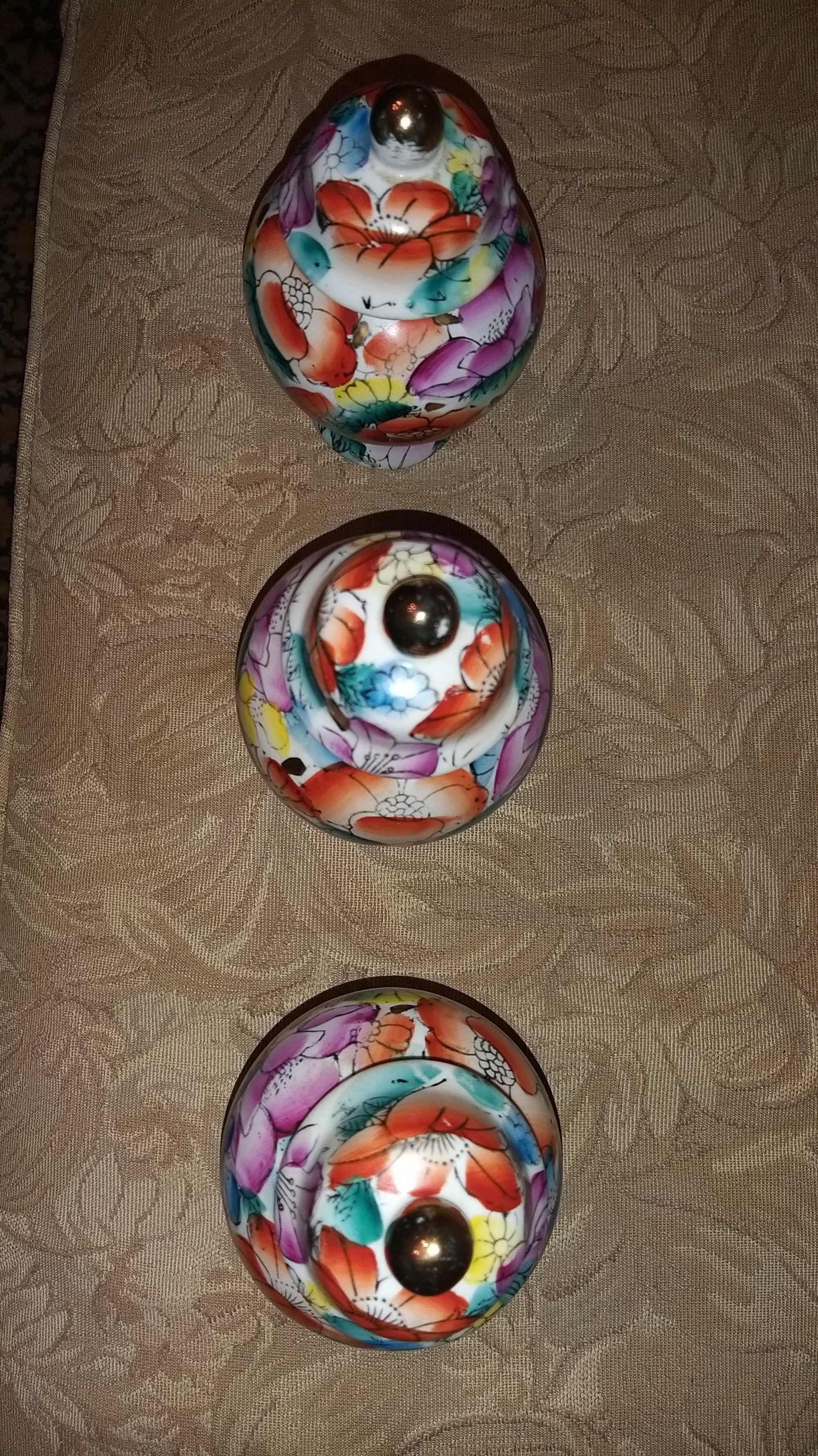 conjunto de 3 potes
