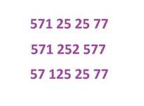 Złoty numer 571_25_25_77 lub 571_252_577 lub 57_125_25_77 Aktualne
