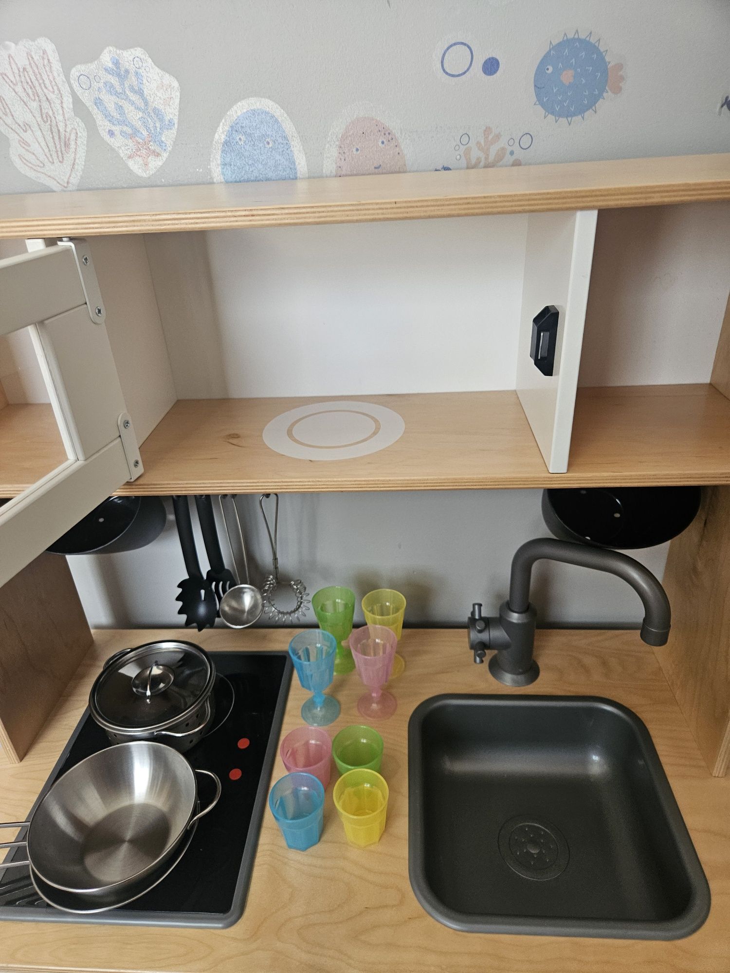 Kuchenka dziecięca Ikea + akcesoria