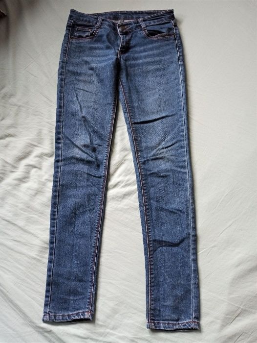 Jeansy damskie z niskim stanem 36/S