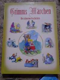 Дитяча книга казок братів Грімм німецькою Ілюстрації папір краса
