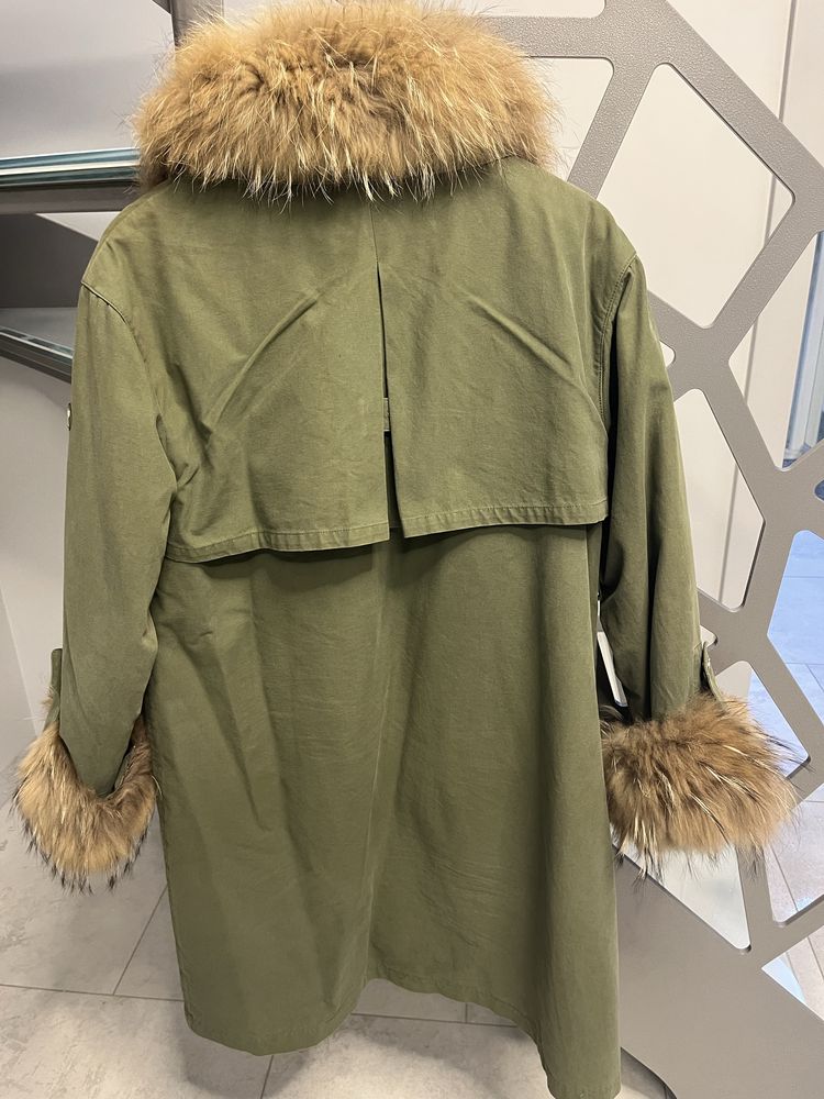Ochnik kurtka/płaszcz/parka r. 40 khaki