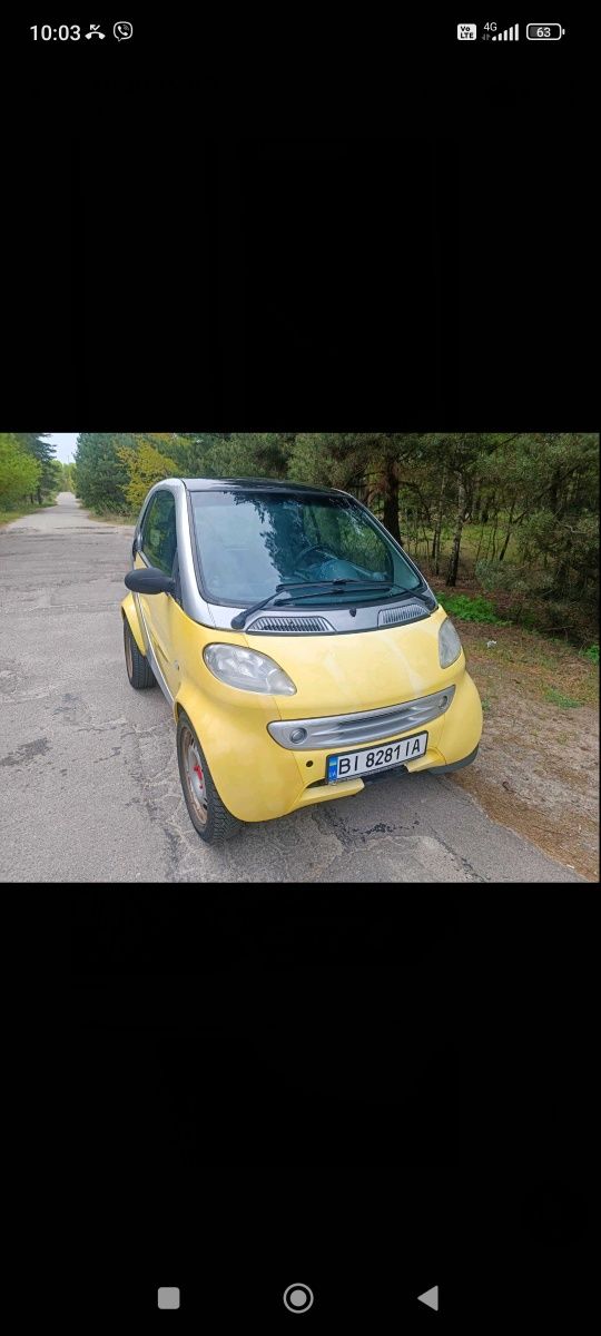 Smart fortwo 0.6 2001 год