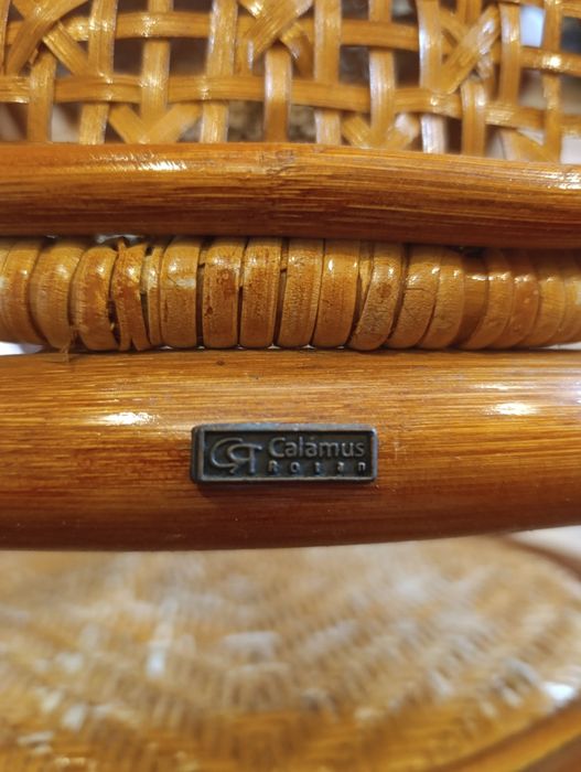 Zestaw ogrodowy ratanowy Calamus Rotan. 6 krzeseł