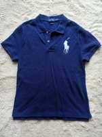 T-shirt koszulka bluzka L męska Polo Ralph Lauren granatowa Skinny fit