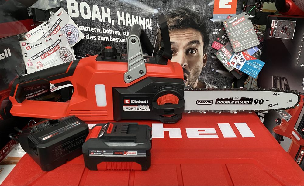 Пила акумуляторна безщіткова Einhell FFORTEXXA 18/30 Kit 4 Ah