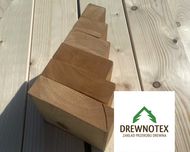 Drewno konstrukcyjne C24 45x145 mm świerk skandynawski belki