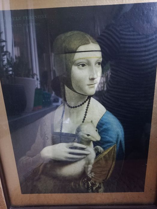 Stary obraz PRL Leonardo da Vinci