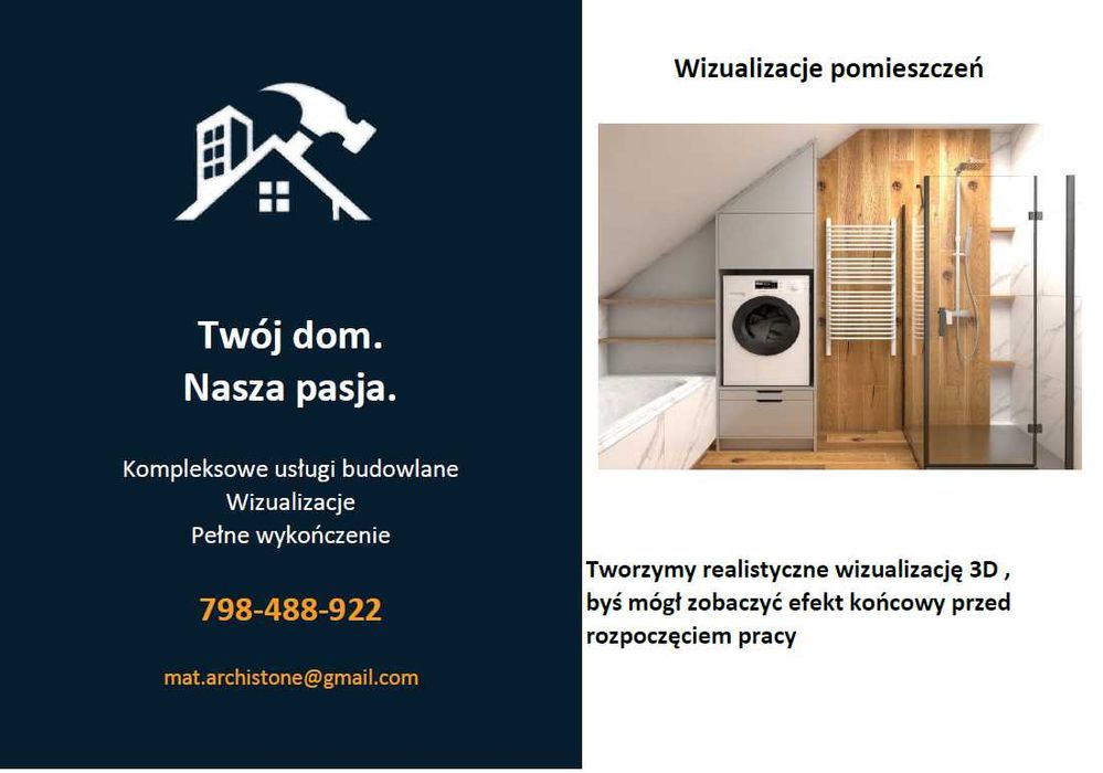 USŁUGI BUDOWLANE - domy pod klucz | remonty | wykończenia