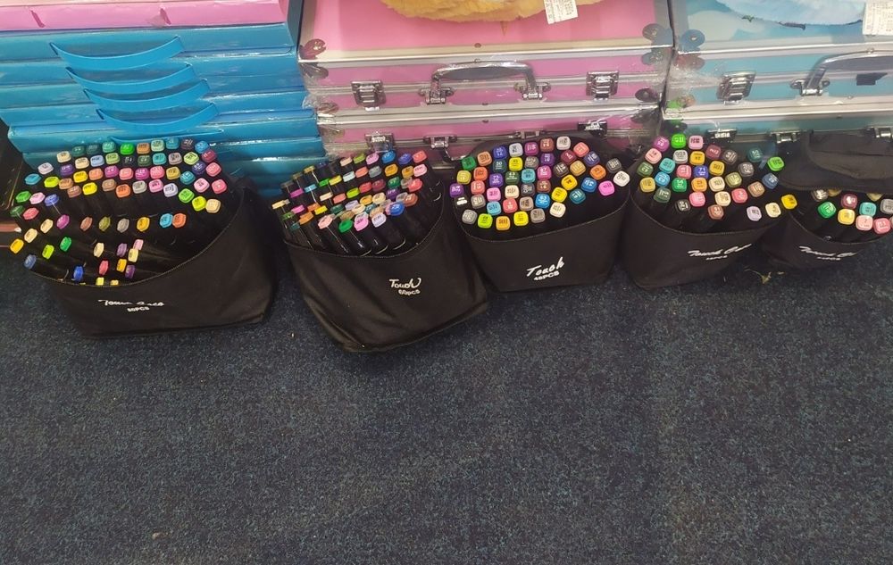 Набор скетч-маркеров, 36 штук и больше,двухсторонка на спиртовой основ