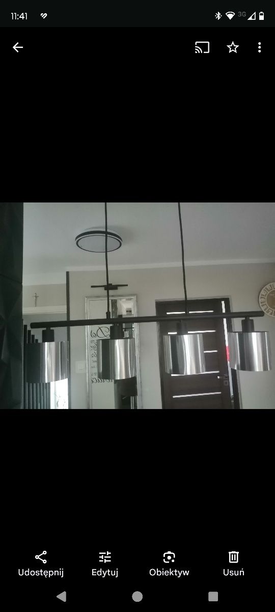 Lampa wisząca nad stół