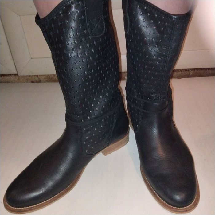 Сапожки Демі натуральна шкіра 40 р.