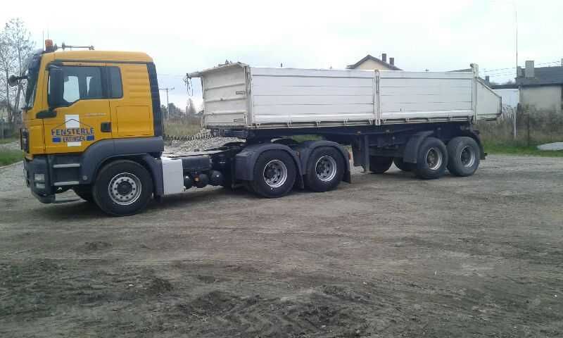 usługi transportowe, transport niskopodwoziowy wynajem lawety wywrotka