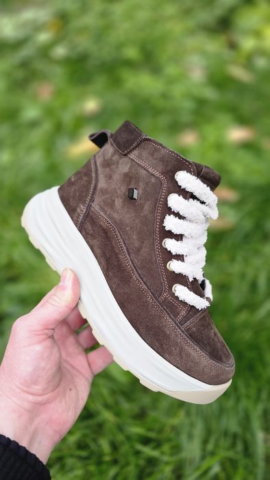 Жіночі зимові замшеві ботинки