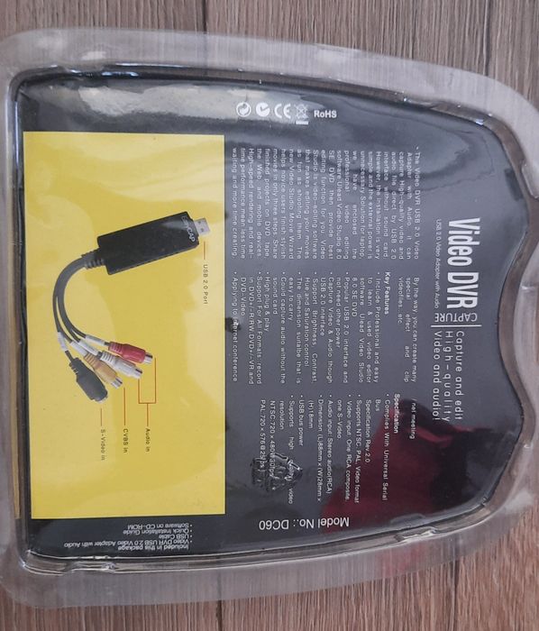 video dvr capture usb 2.0 video adapter with audio