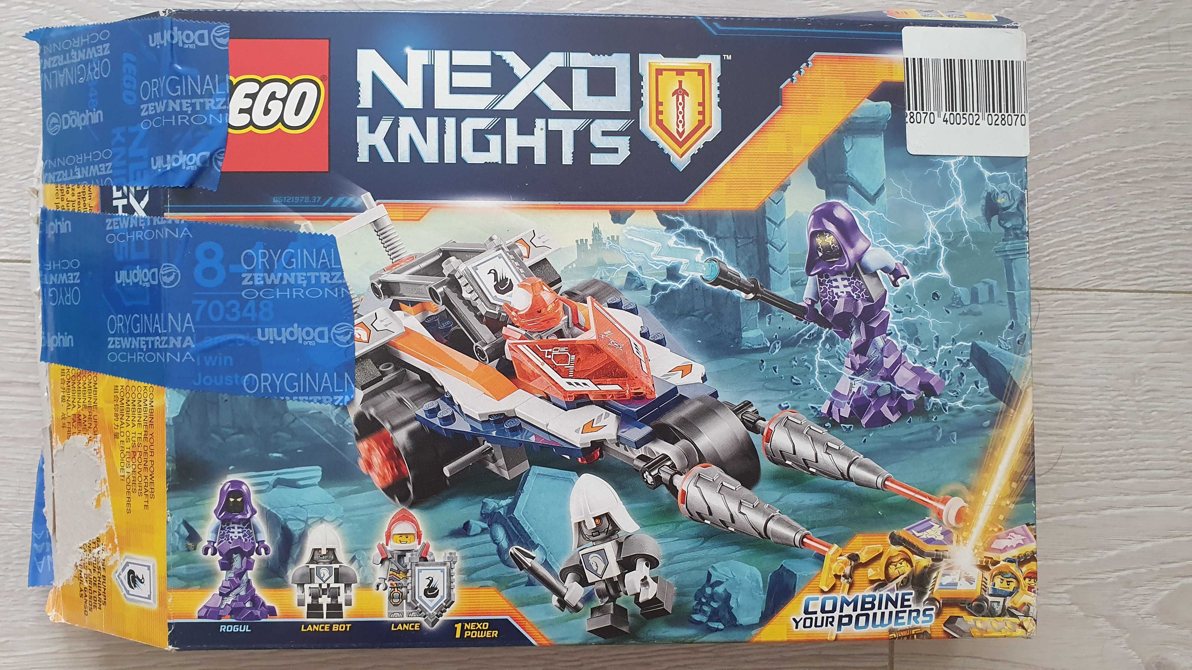 Lego Nexo Knights 70348 Pojazd bojowy Lance'a 8-14 lat
