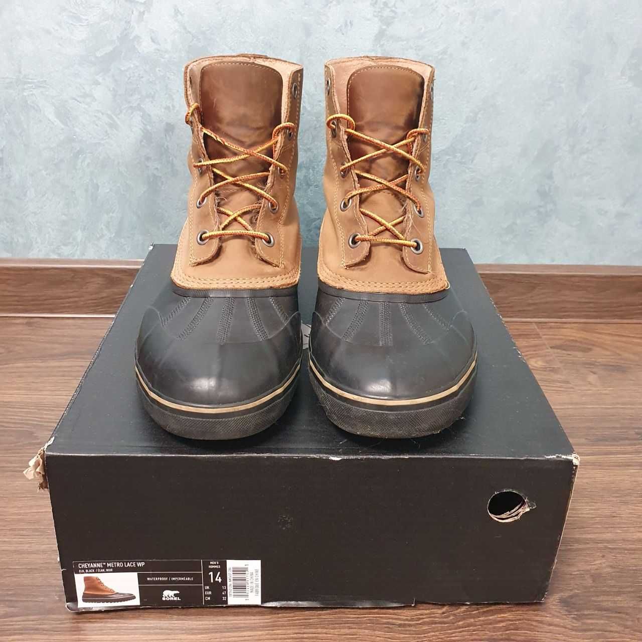 Черевики SOREL Cheyanne Metro Lace Waterproof Boot Size US14 32см