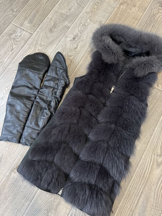 Жилетка міхова з песця