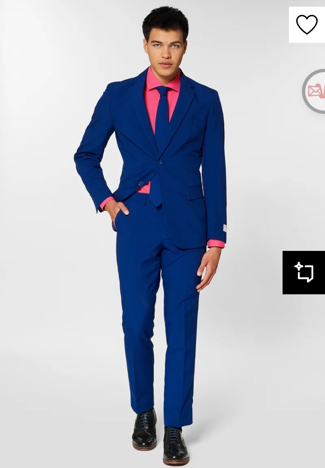 OppoSuits 56 rozm. Modne, imprezowe garnitury męskie w jednolitym kolo