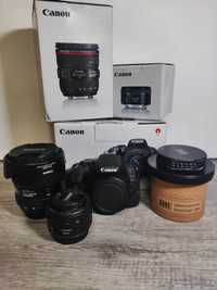 Canon Bundle 800D + 24-70mm F4 + 50mm f1.8 (Oferta filtros GOBE)