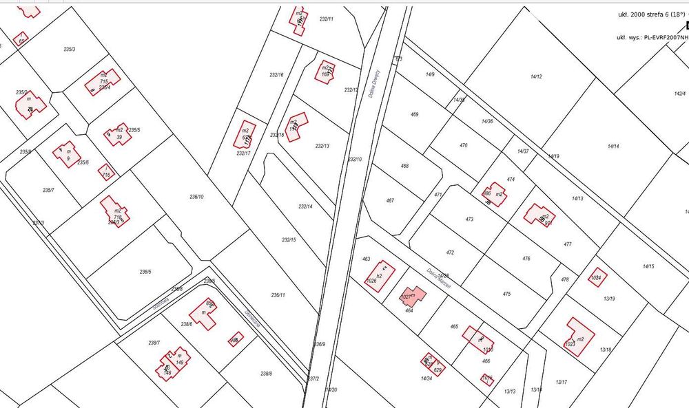 Działka w Krobii, przy  ul.  Dolina Drwęcy