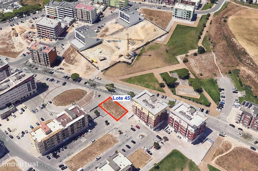 Lote de terreno p/ 18 fogos - Camarate - Parque das Oliveiras -  2km d