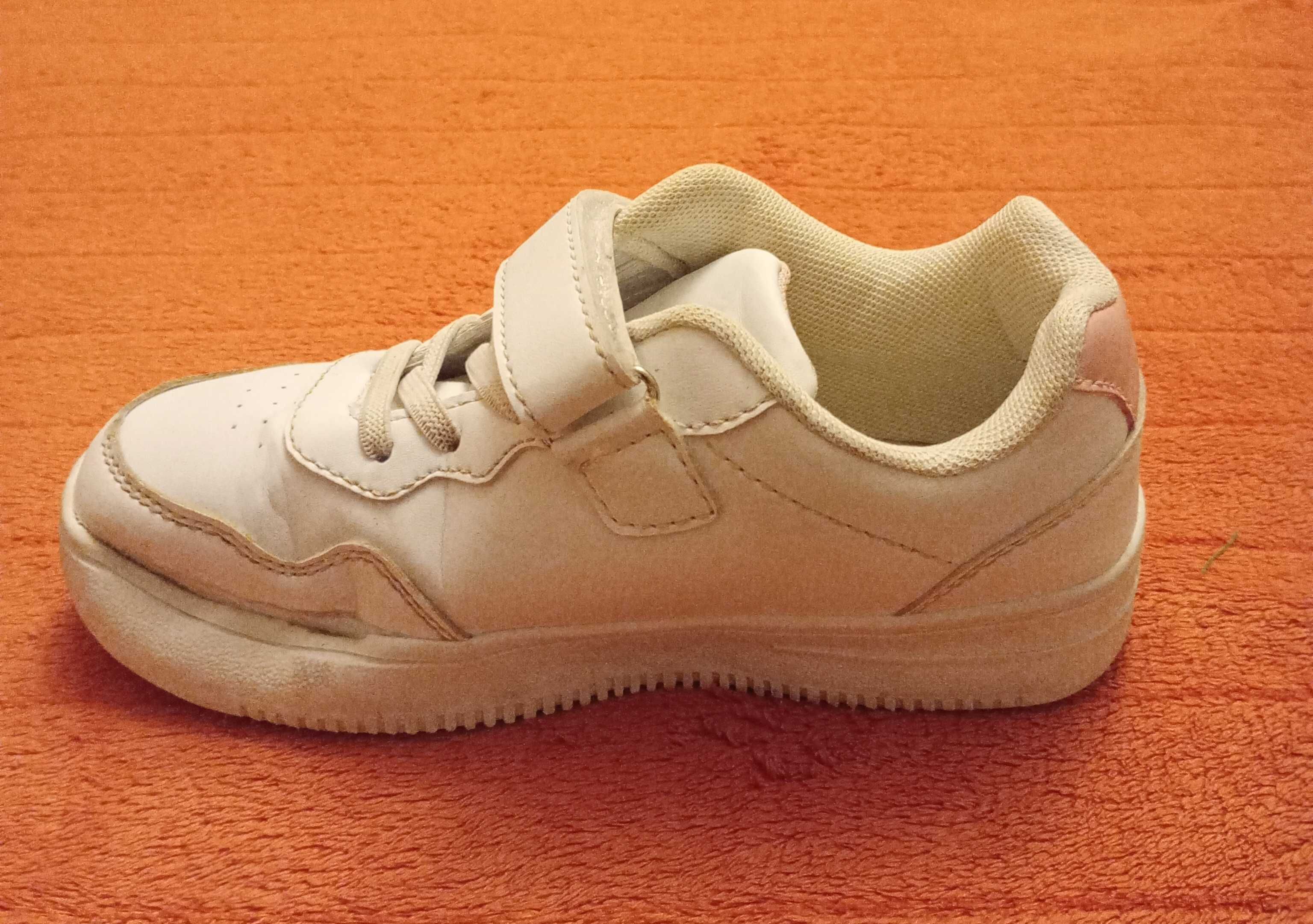 adidasy dziecko trampki buty wiosenne r. 31 białe rzep