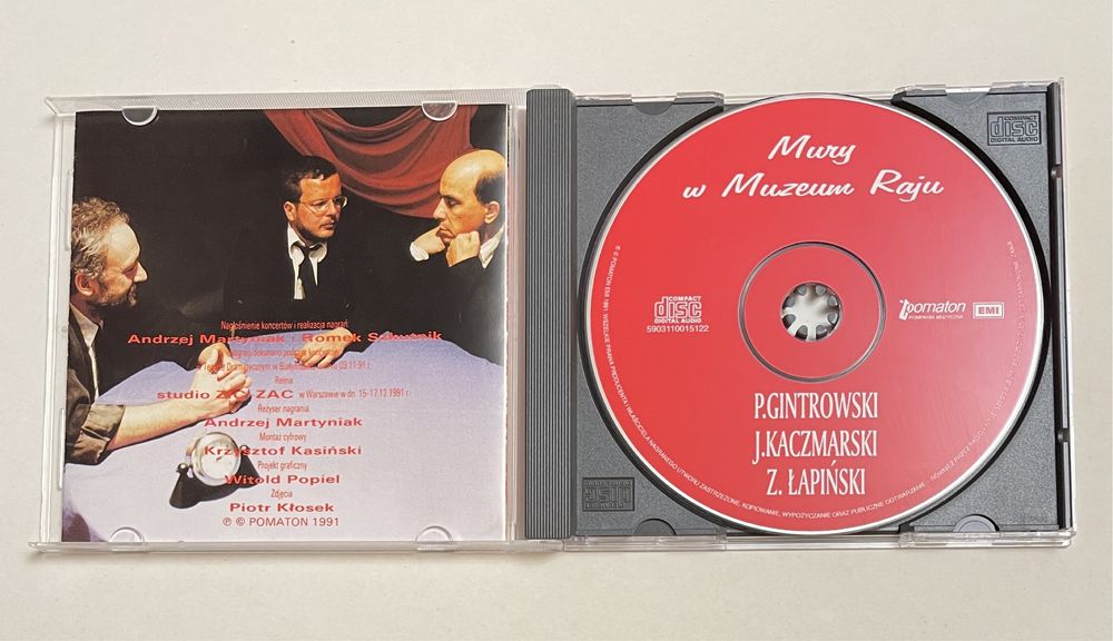 Gintrowski Kaczmarski Łapiński Mury w muzeum raju cd 1991