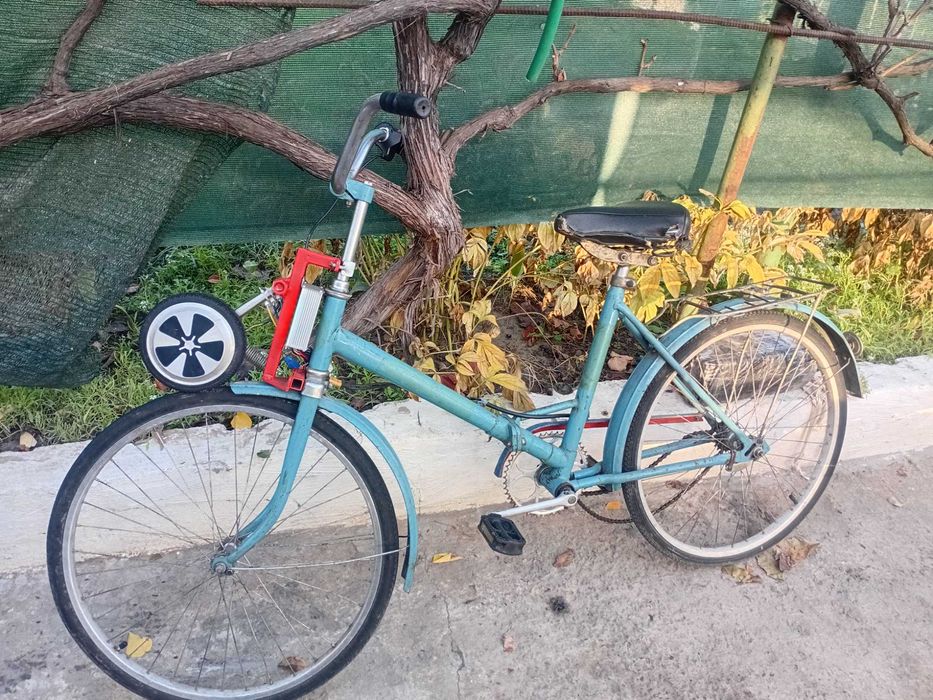 Электро велосипед складной САЛЮТ.