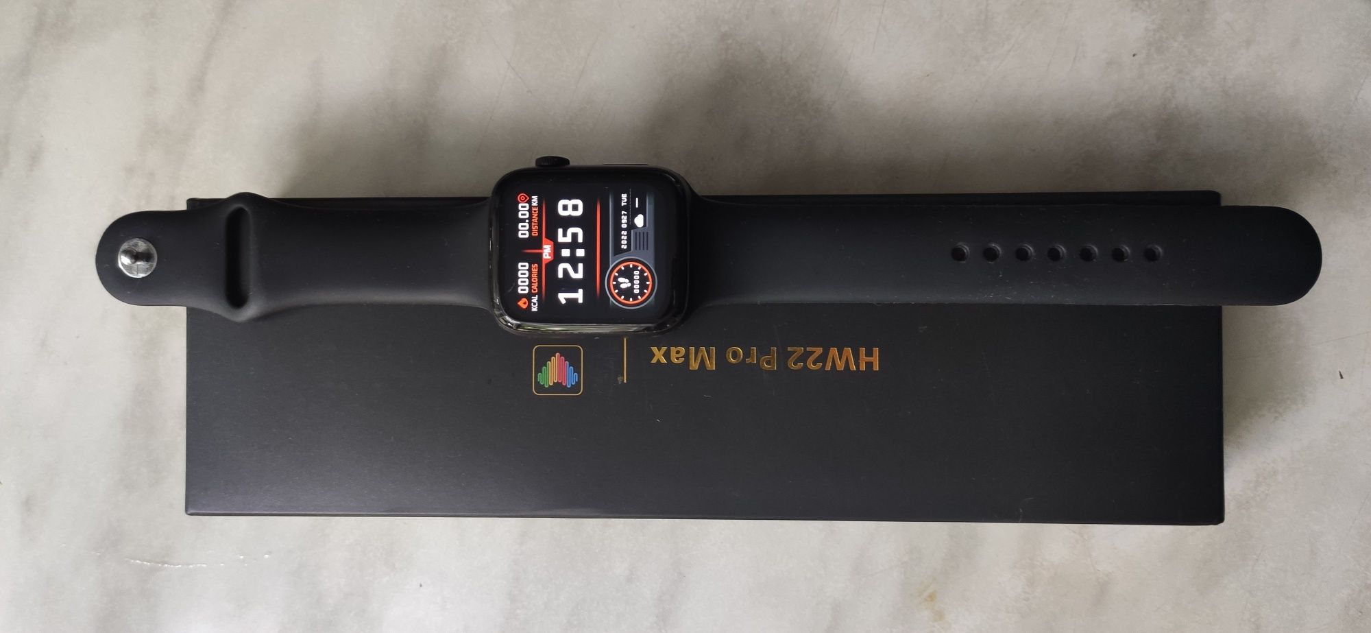 Смарт часы Smart Watch HW 22 pro max, 44 mm Alluminium + защитная плен